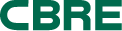 Logo CBRE in green